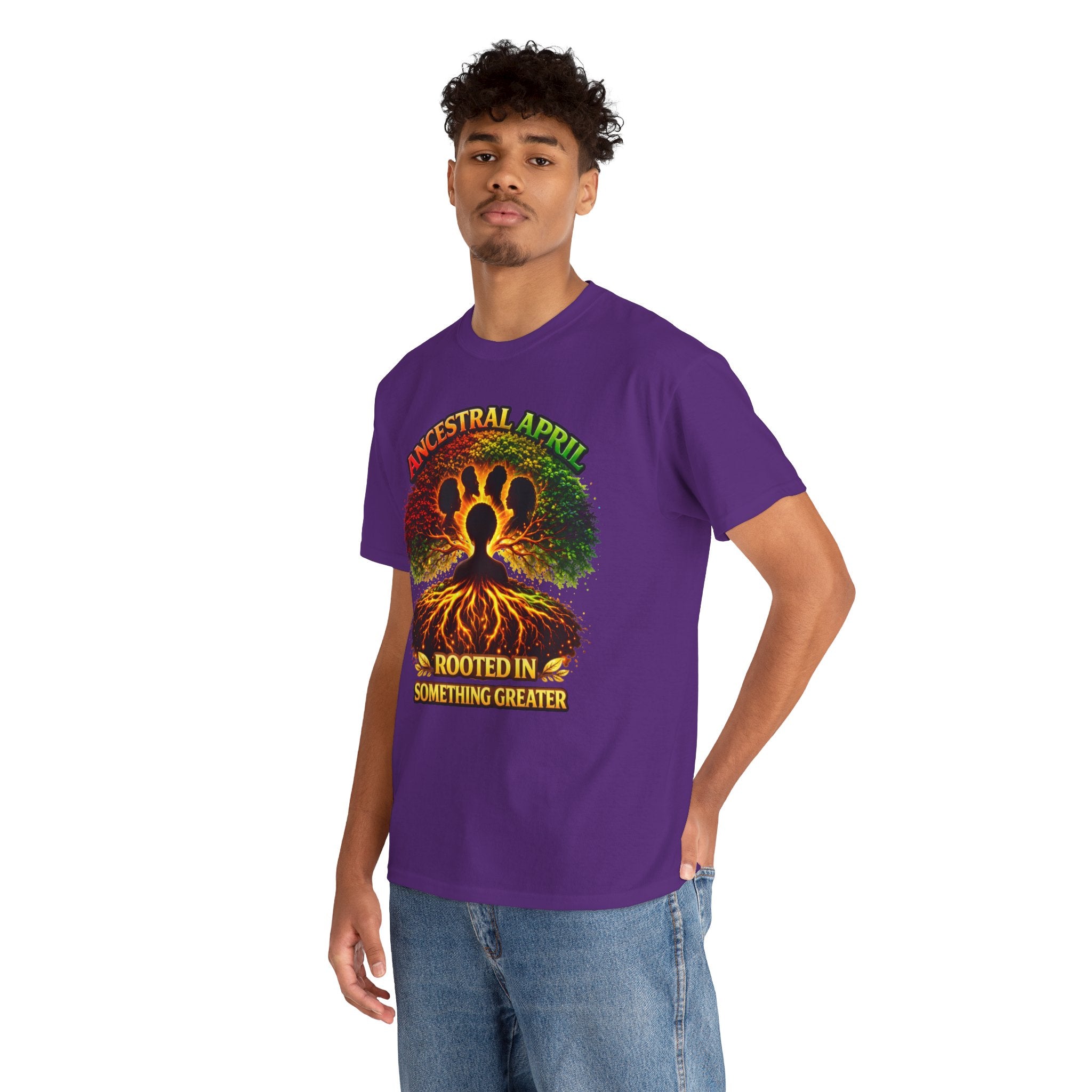 Ancestral April T-Shirt — "Rooted in Something Greater"